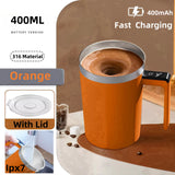 Meet the Ultimate Coffee Companion: USB Rechargeable Self Mixing Mug - Waterproof & Food Safe! ☕✨ #CoffeeLovers #TechGadgets