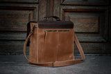 💼 Handmade leather Bronx Briefcase – Vintage crazy horse full-grain cowhide bag 🐂