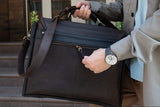 💼 Rodger Vintage Leather Messenger Bag for Documents & Laptop – Handmade in Ukraine ✋