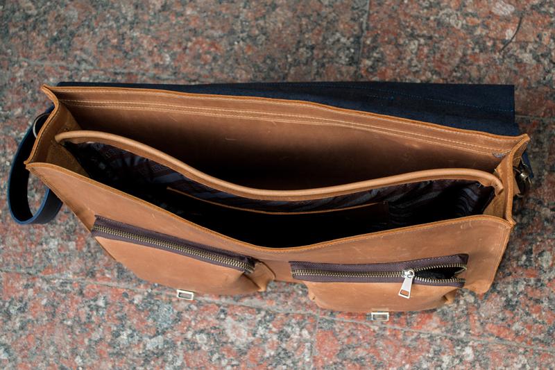 💼 Handmade leather Bronx Briefcase – Vintage crazy horse full-grain cowhide bag 🐂