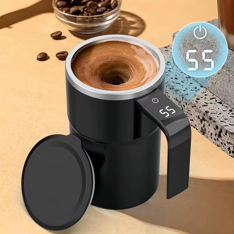 Meet the Ultimate Coffee Companion: USB Rechargeable Self Mixing Mug - Waterproof & Food Safe! ☕✨ #CoffeeLovers #TechGadgets