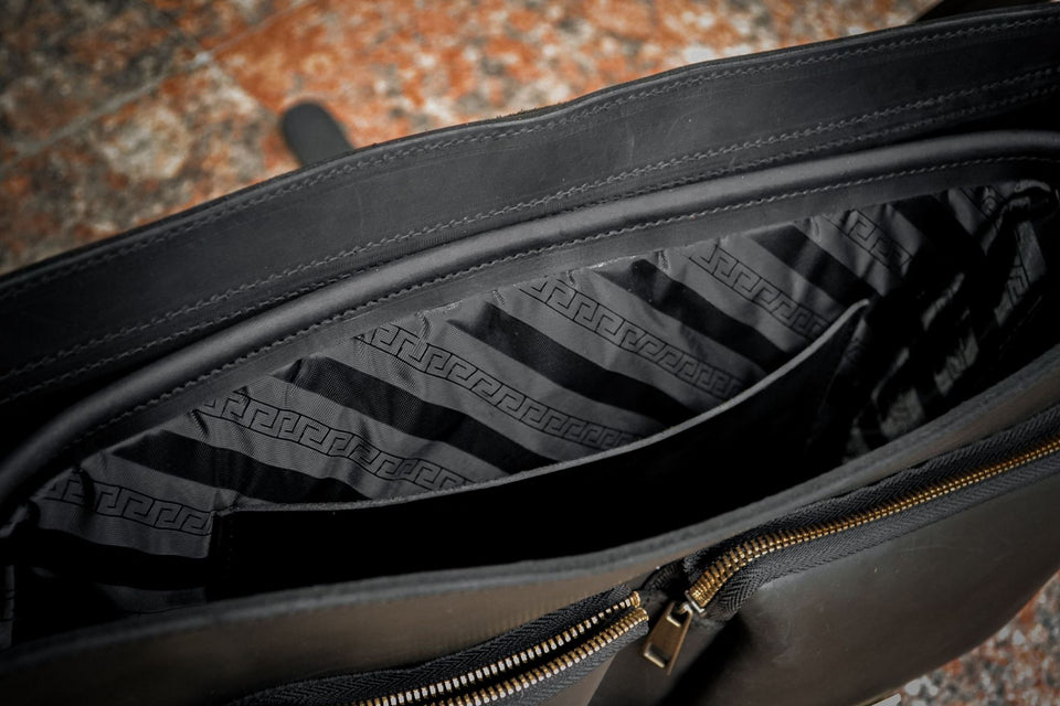 💼 Handmade leather Bronx Briefcase – Vintage crazy horse full-grain cowhide bag 🐂